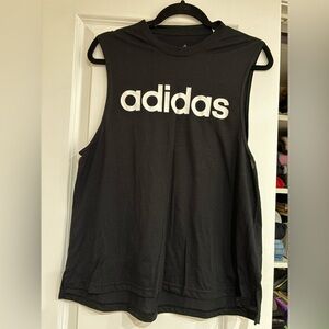 Adidas Black Muscle Tank